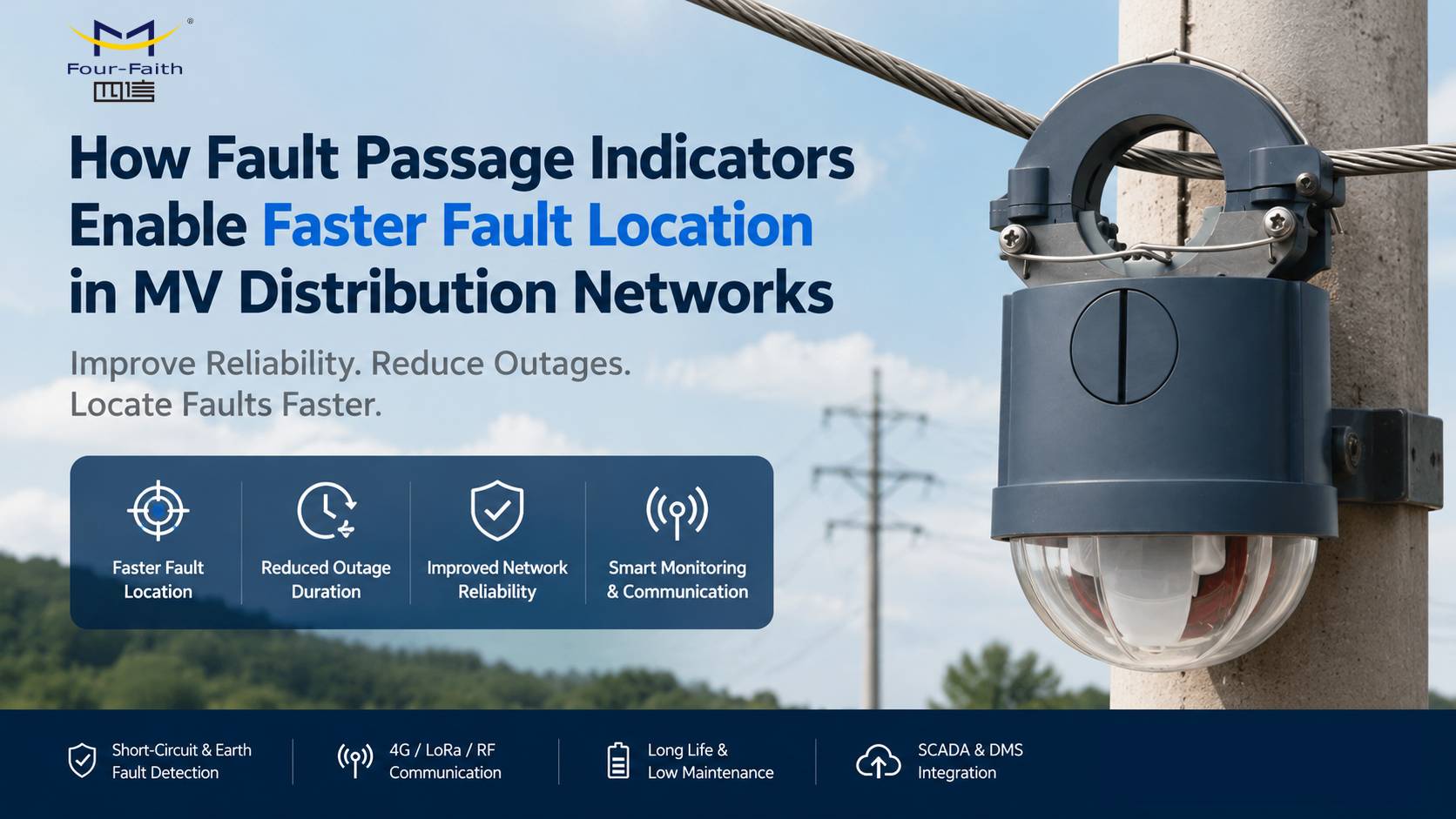 How Fault Passage Indicators Enable Faster Fault Location in MV Distribution Networks